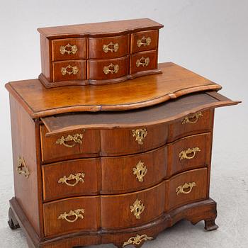Bureau, late Baroque 18th century.