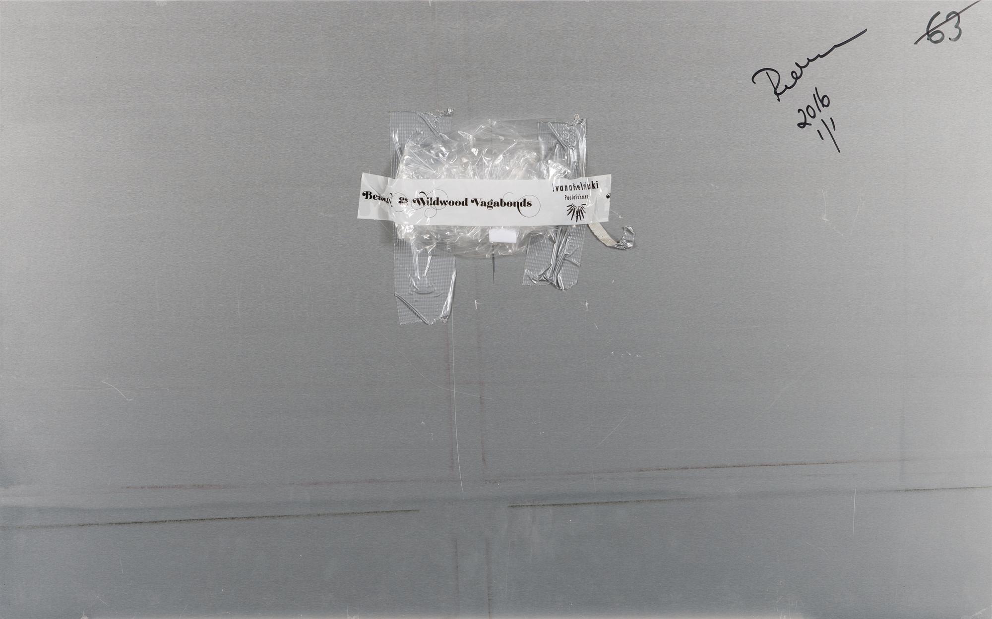 PAOLA SUHONEN, colour print on aluminium, a tergo signed and dated 2016, numbered 1/1.