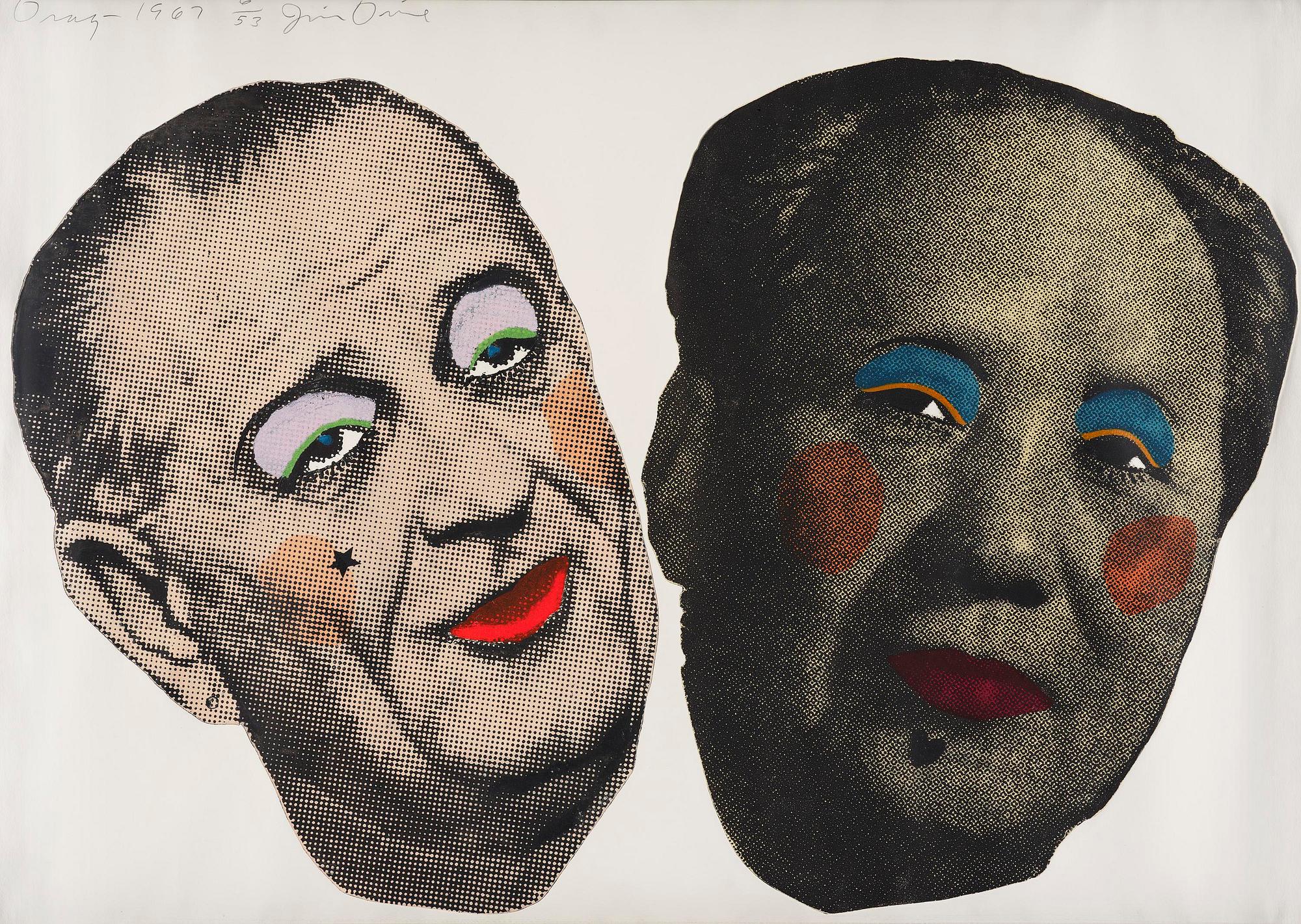 Jim Dine, "Drag - Johnson and Mao".