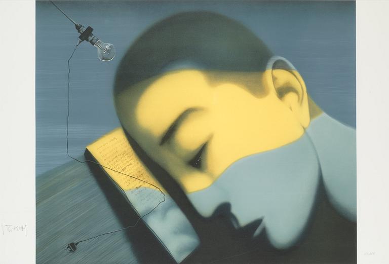 Zhang Xiaogang, "Mercury sea", from: "The storyteller's enchantments".