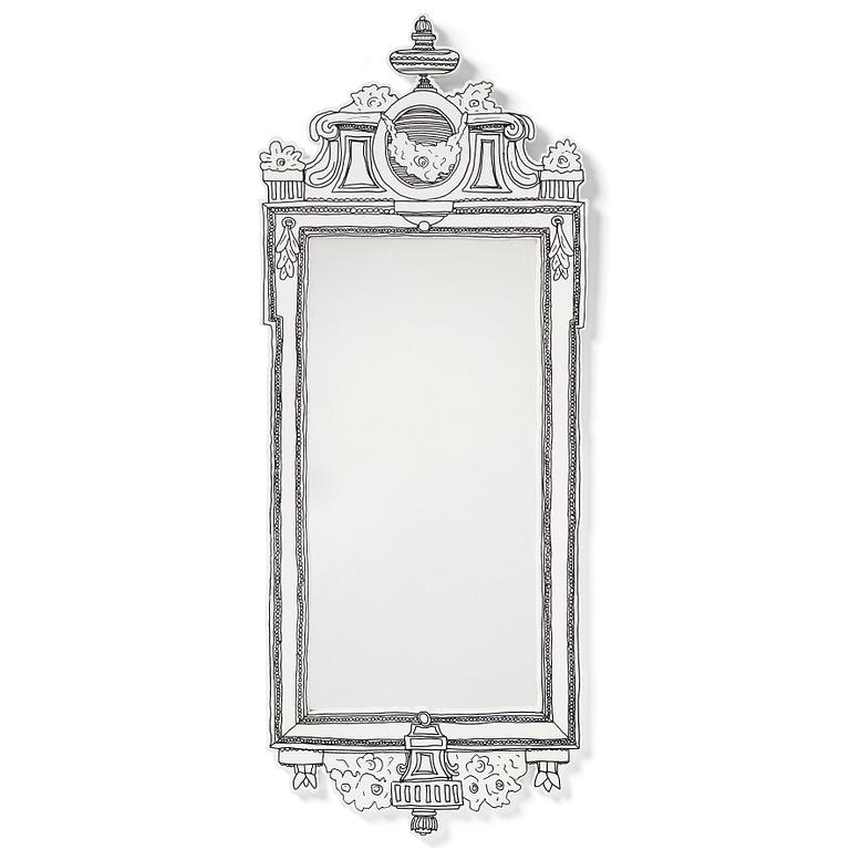 Eric Ericson, a "Gustaviansk" mirror for Firma Svenskt Tenn, Sweden post 2000.