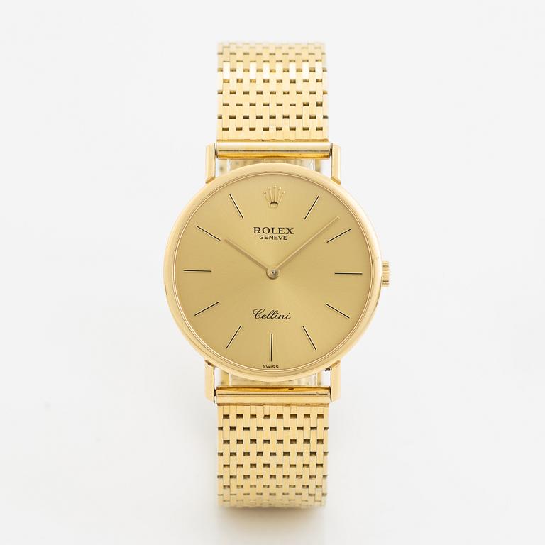 Rolex, Genève, Cellini, wristwatch, 32 mm.