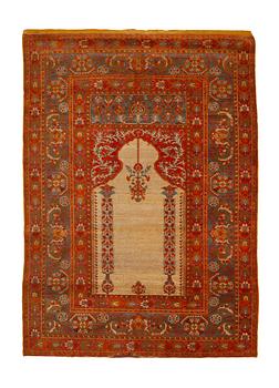 236. A rug, anique Anatolian, probably  Gördes (Ghiordes), ca 157 x 120 cm.