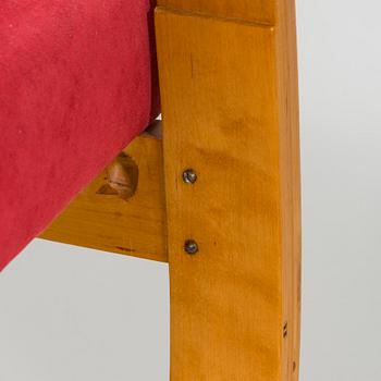 Alvar Aalto, nojatuolipari, malli 34 O.Y. Huonekalu- ja Rakennustyötehdas A.B. 1900-luvun puoliväli.