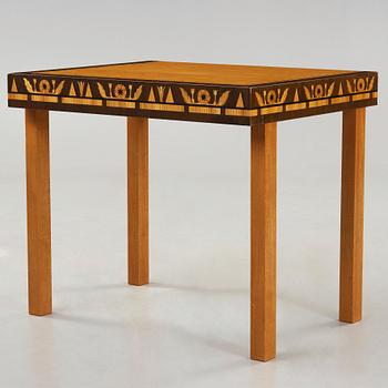 Carl Malmsten, A Carl Malmsten mahogny working table, Åtvidabergs Möbelindustri, Sweden ca 1934.