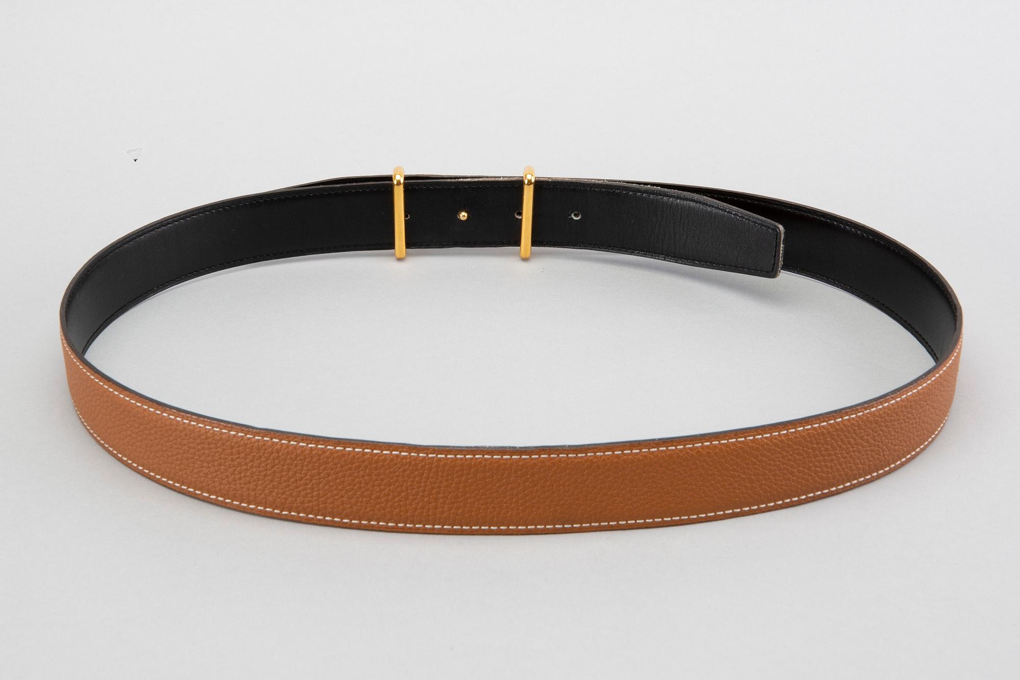 Hermès, belt, "H reversable".