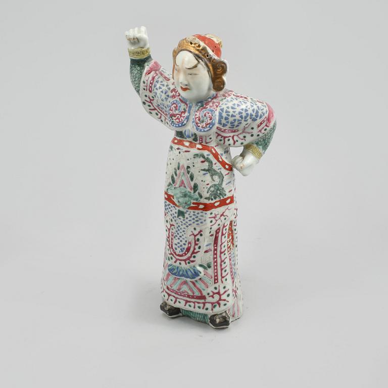 FIGURIN, porslin, Kina, 1800/1900-tal.