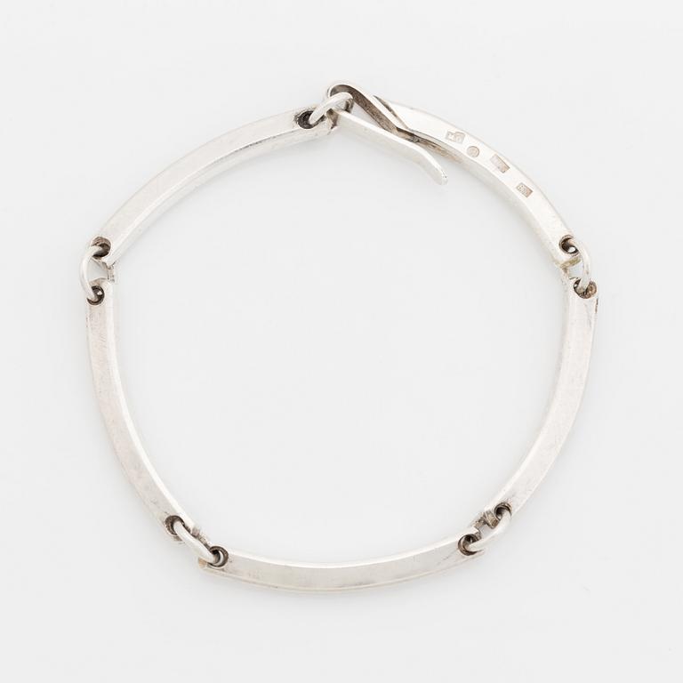 Silver bracelet, Martin Öhman, Halmstad 2000.