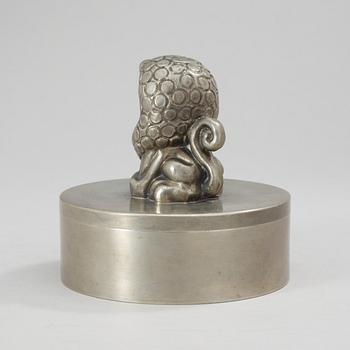 An Anna Petrus pewter inkstand by Svenskt Tenn Stockholm 1928.