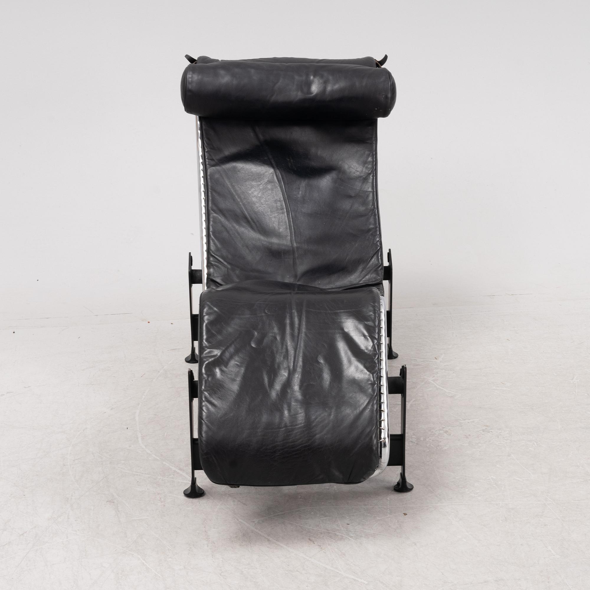 Le Corbusier, Pierre Jeanneret, Charlotte Perriand, an LC4 lounge chair from Cassina, Italy, designed 1928.