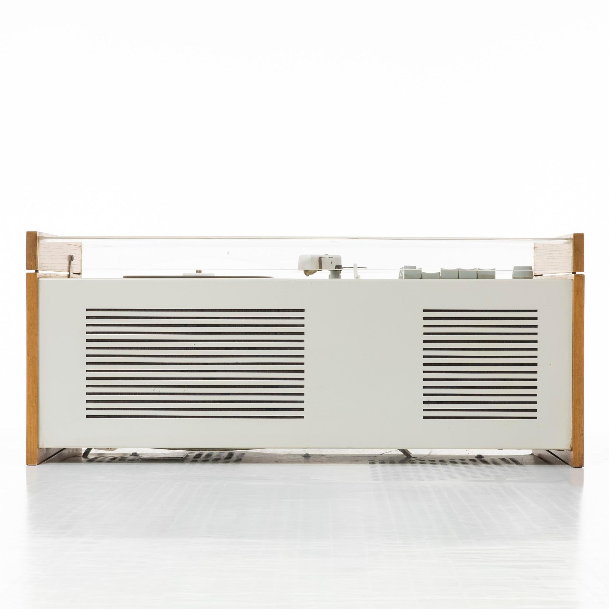 Dieter Rams, & Hans Gugelot, radiogrammofon, "SK 61-S", Braun, Tyskland.