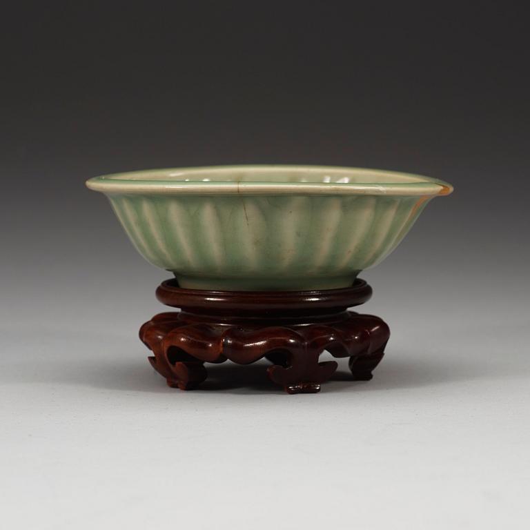 A celadon bowl, Ming dynasty (1368-1644).