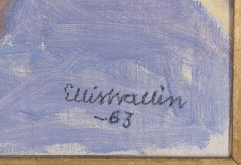 Ellis Wallin, Still life with yellow pot.