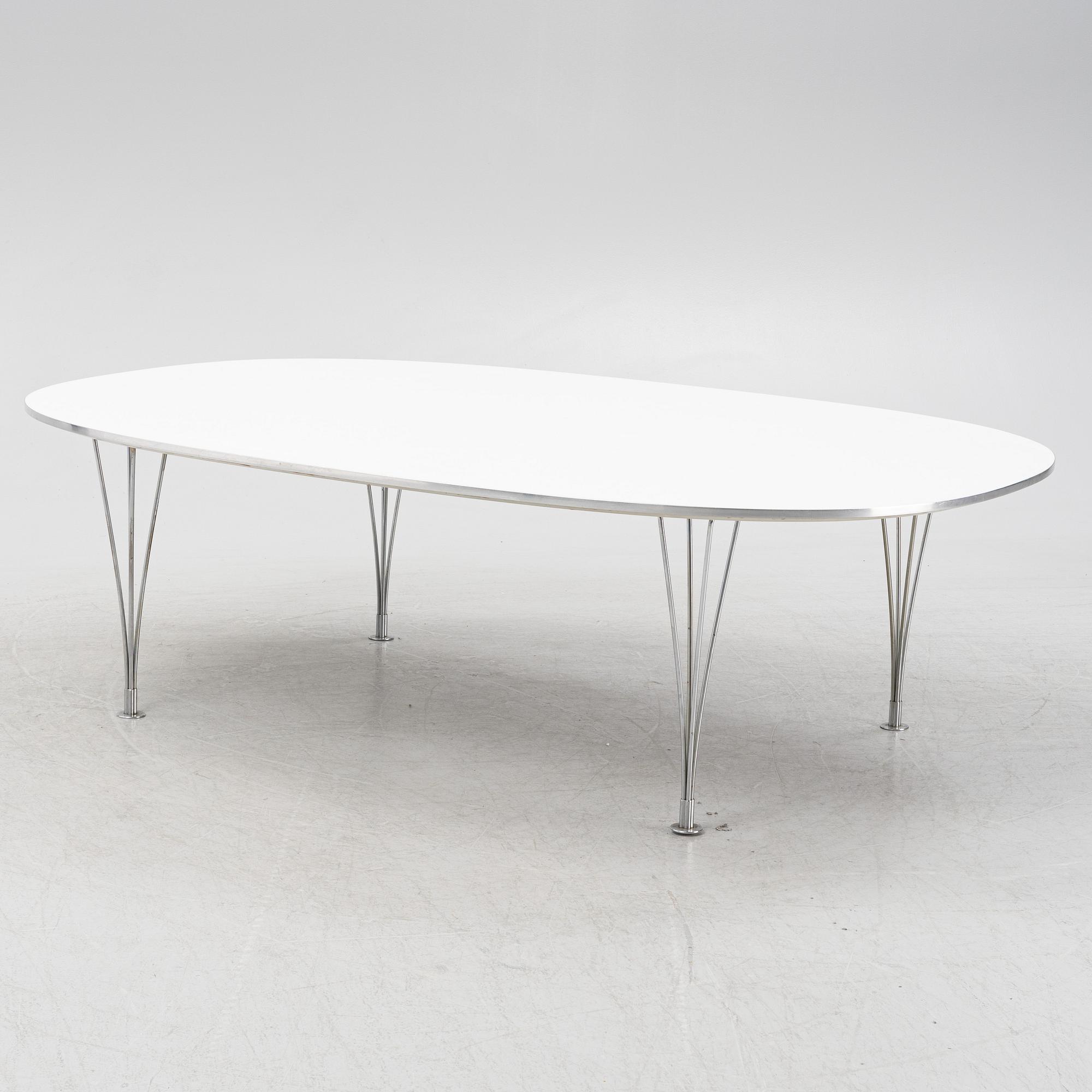 Bruno Mathsson & Piet Hein, soffbord, "Superellips", Fritz Hansen/Miab.