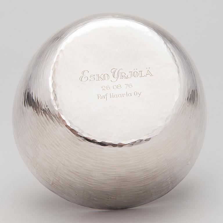TAPIO WIRKKALA, SKÅL,  silver, stämplad TW, Hopeakeskus, Tavastehus 1975.