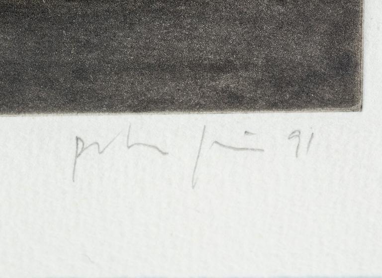 PETER FRIE, akvatint, signerad o numrerad 9/13(?).