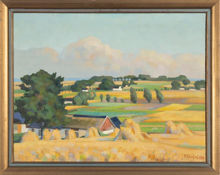 Fritz Kärfve, oil on canvas, signed and dated 1930.