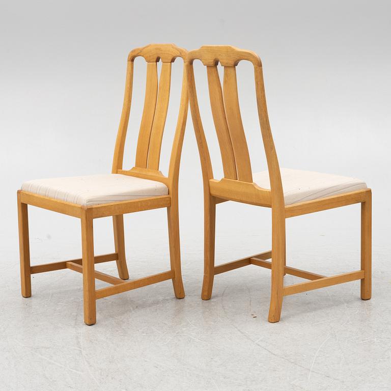 Carl Malmsten, Dining group of a table and four chairs, "Ambassador", Bodafors.