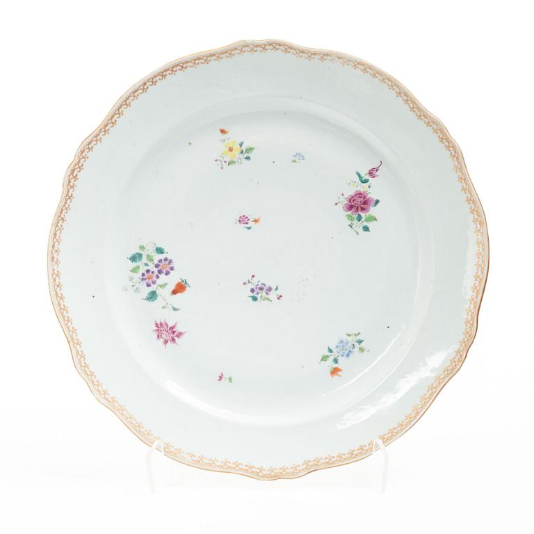Fat, porslin, Kina, Qingdynastin, Qianlong (1736-95).