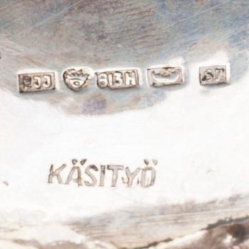 SKÅL, silver, E. Jäntti, Helsingfors 1971. Vikt 348,8 g.