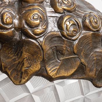 Alice Nordin, ceiling lamp, Jugend, Böhlmarks, early 20th century.