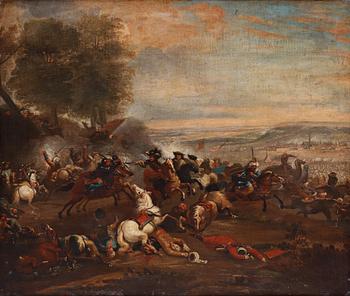 329. UNKNOWN ARTIST 17TH/18TH CENTURY. Battle of Jaroslaw 1656.