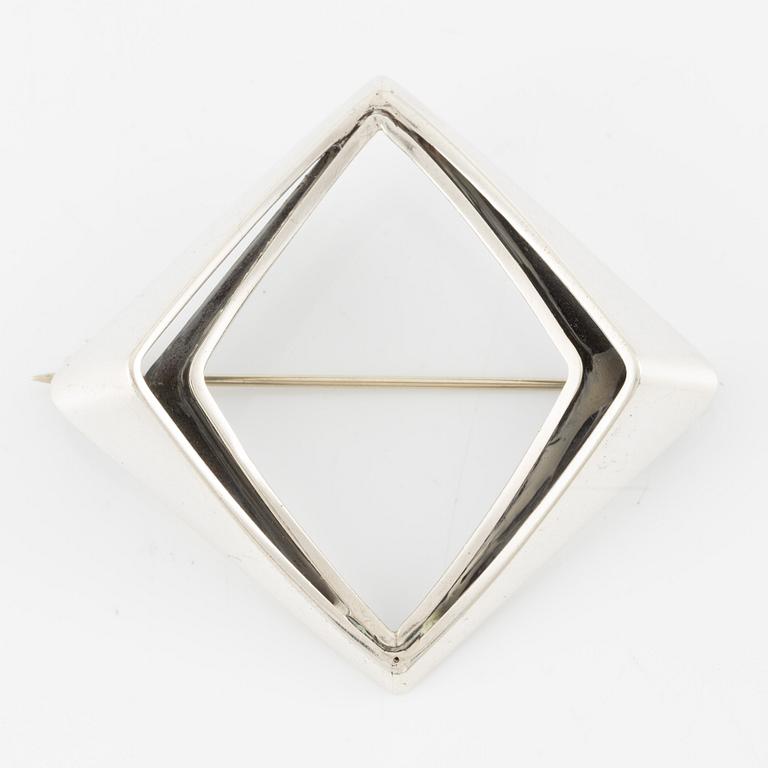 Odvar Pettersen, brooch, sterling silver, Norway.