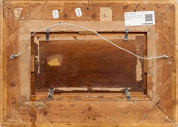 LOUIS ADOLPHE HERVIER, tillskriven, olja på pannå, ej signerad.