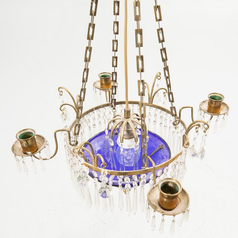 Chandelier, Gustavian style, 20th century.