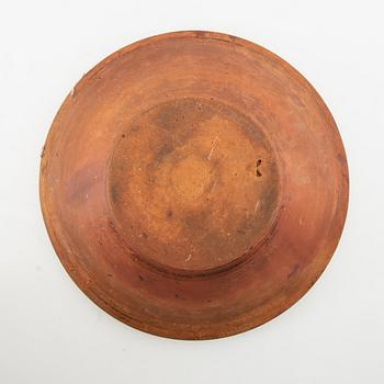 Bowls 3 pcs Skåne 20th century glazed earthenware.