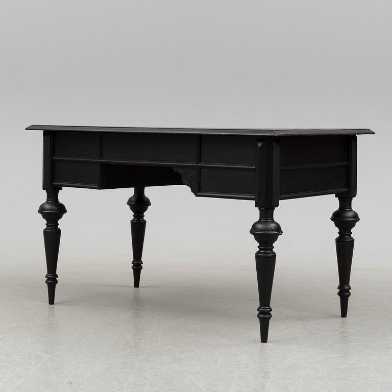 a painted neo Renaissance writing desk from the late 19th century.