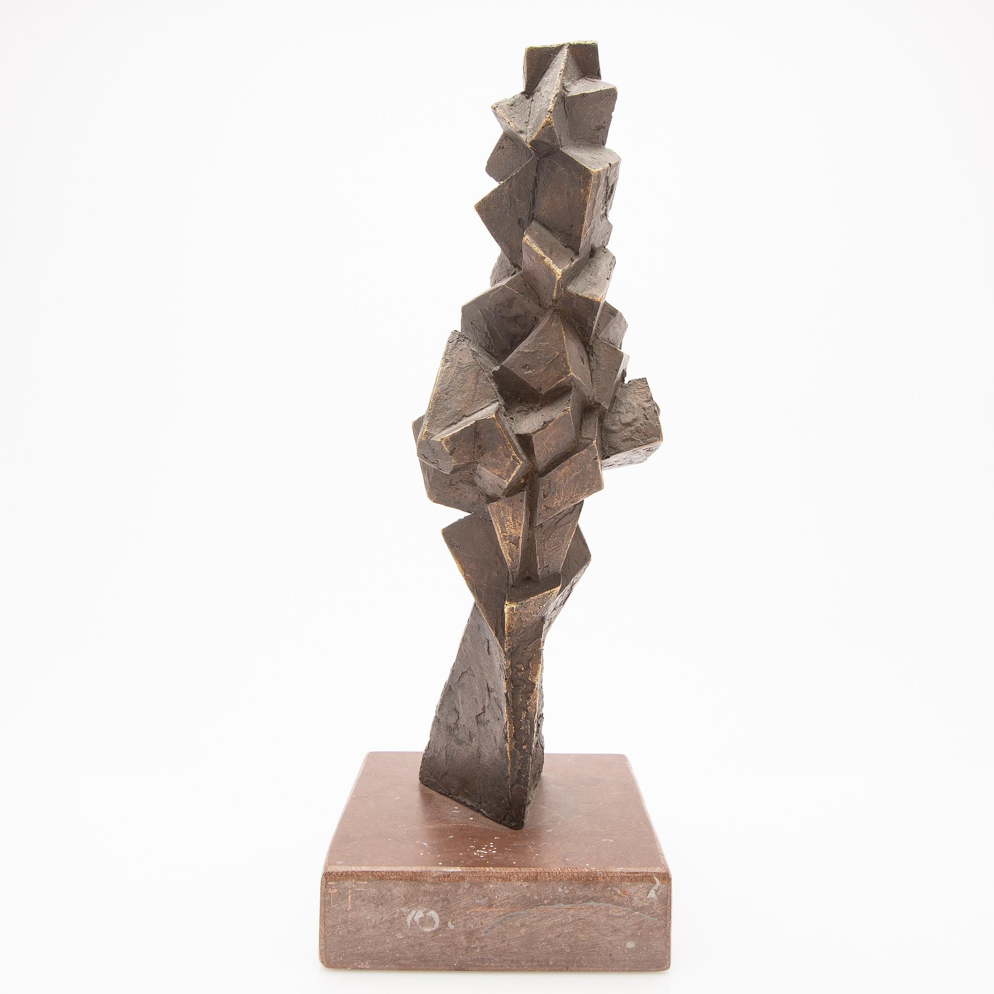 Wolfram Beck, skulptur, brons.