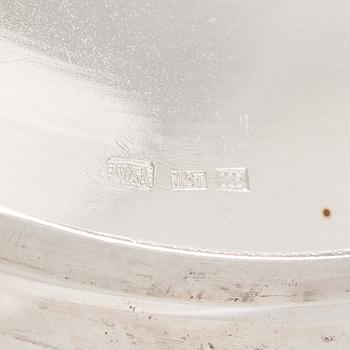 Pekka Piekäinen, a three piece silver coffee set for J.A. Tarkiainen, Helsinki 1988 and 1985.