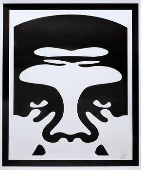 SHEPARD "OBEY" FAIREY, 3 st, grafiska blad, signerade och daterade -14.