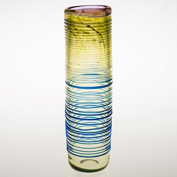 TIINA NORDSTRÖM, a 'Spring cycle' art glass signed Tiina Nordström Iittala 1994.