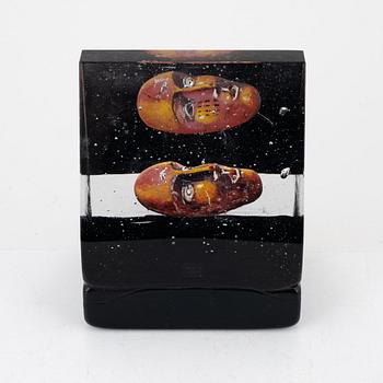 Bertil Vallien, skulptur, glas, Kosta Boda.