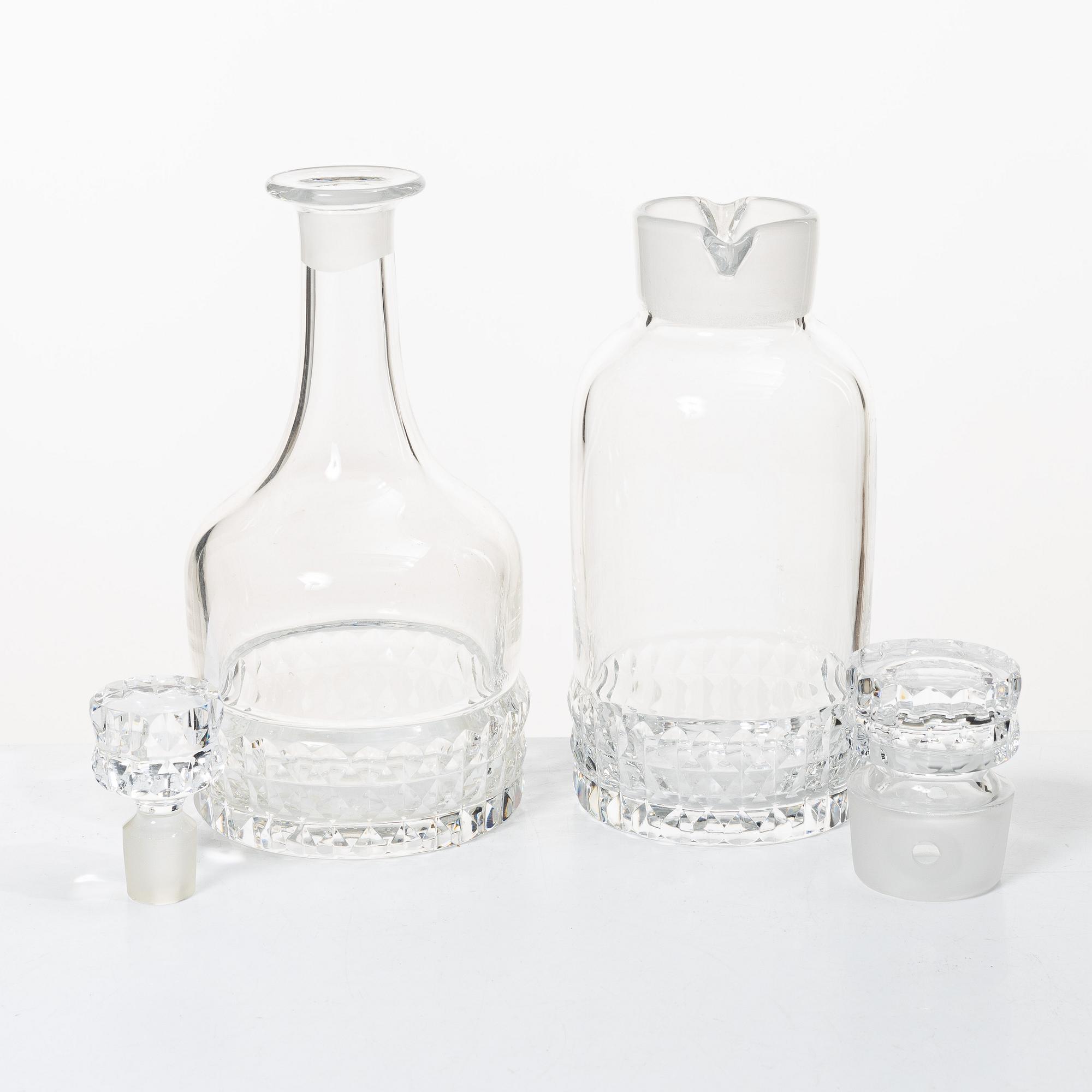 Göran Wärff, A 50 pieces glass service, "Prince", Kosta Boda, late 20th century.