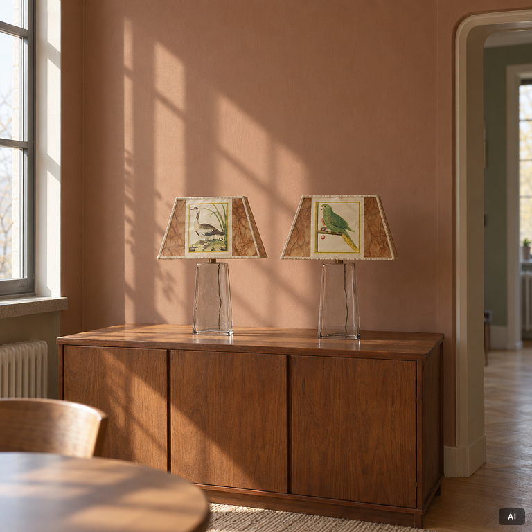A pair of table lamps, mid-20th Century.