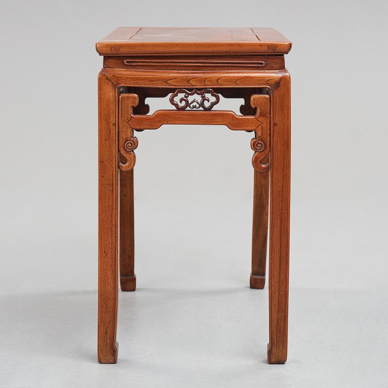 A hardwood altartable, Qing dynasty (1664-1912).