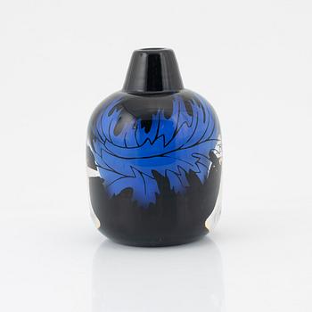 Jan Johansson, a 'graal' glass vase, Orrefors, Sweden.