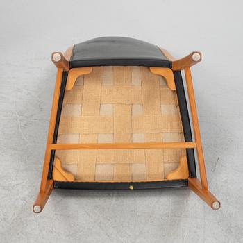 Carl Östergren, matgrupp, 6 stolar och matbord, utförda av snickarmästare David Sjölinder omkring 1962.