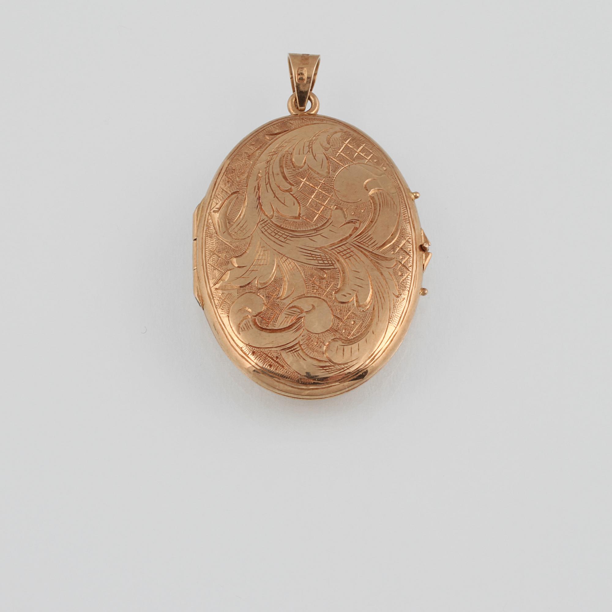 BERLOCK, 18K guld, Gustav dahlgren & Co, Malmö. Vikt 8,4 gram.