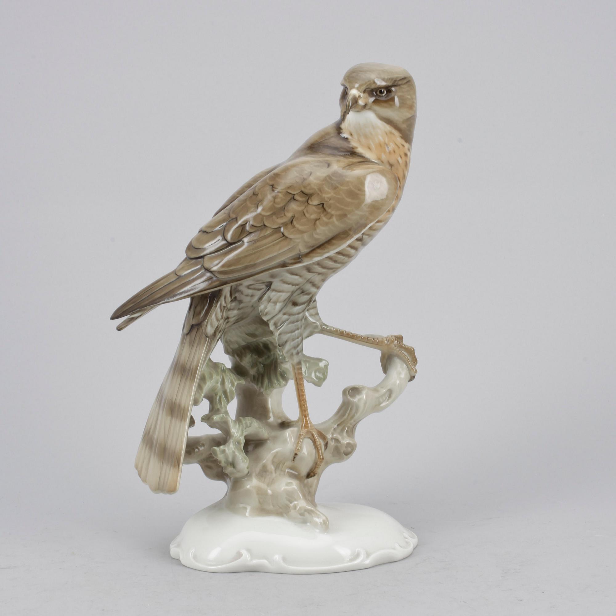 FIGURINER, 2 st, porslin, Royal Copenhagen samt Hutschenreuther, Danmark resp Tyskland.