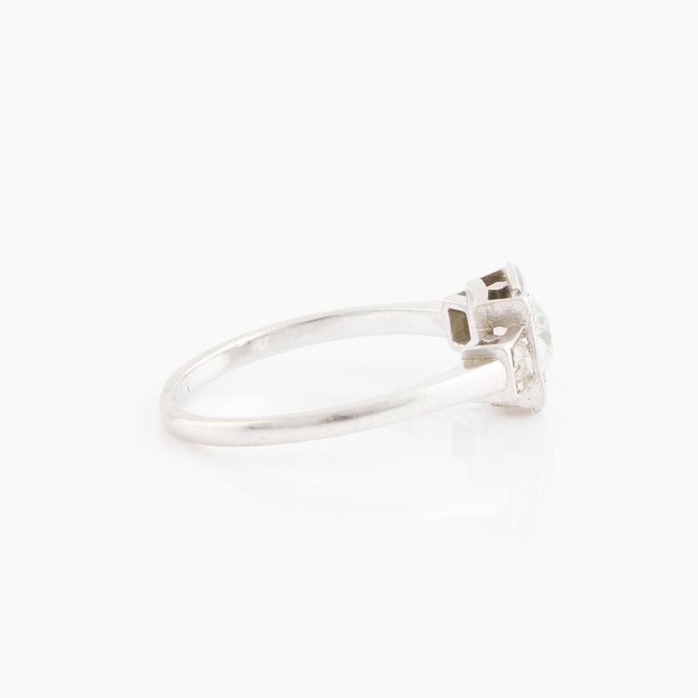 Old cut diamond ring, Strömdahls.