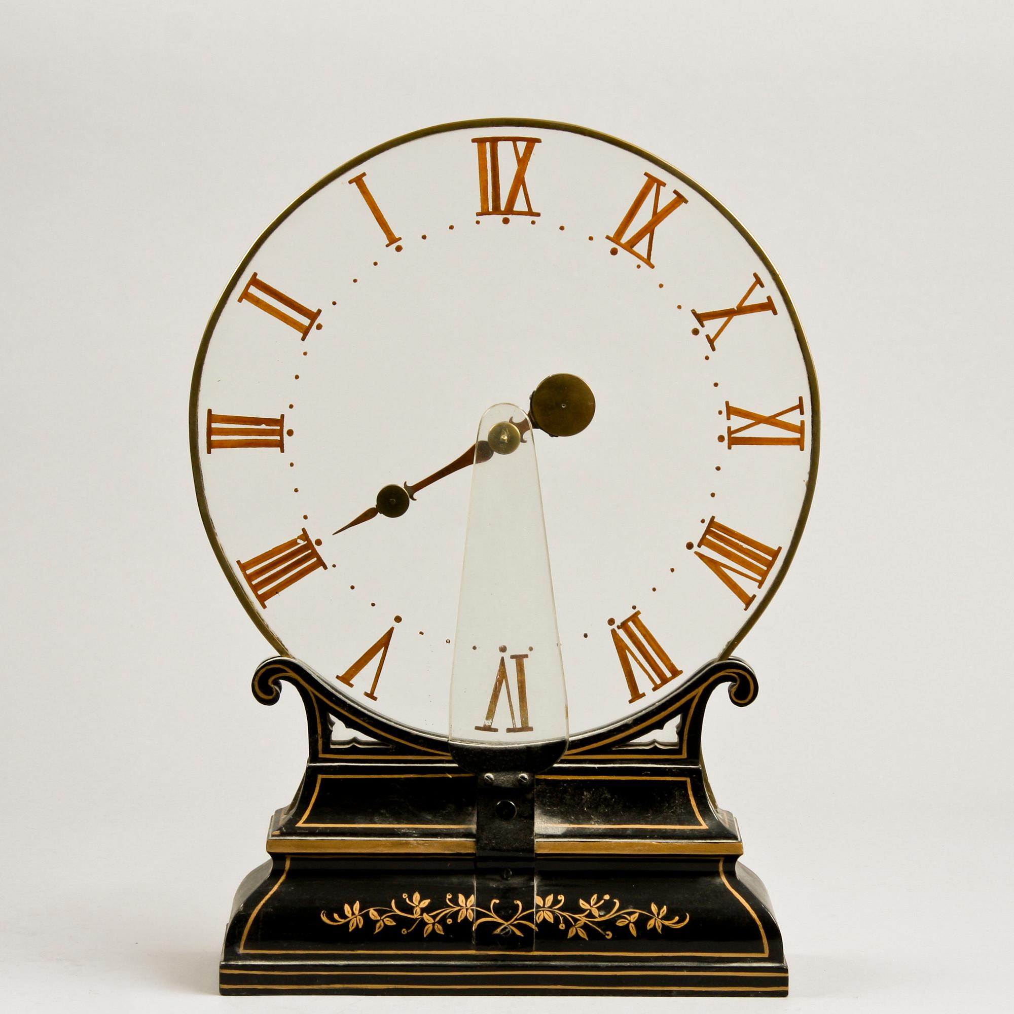 BORDSUR, "Mystery clock", 1800-tal.
