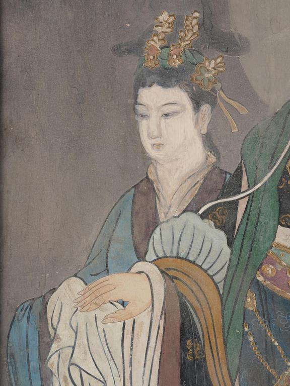A Chinese painting by anonymous artist, late Qing dynasty/early 20th century.