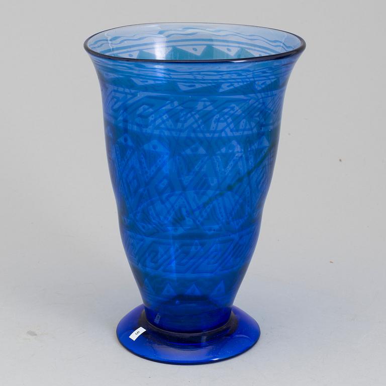 SIMON GATE, vas, graal, Orrefors 1917.