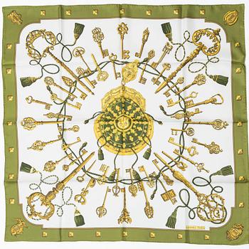 Hermès, scarf, "Les Clés".