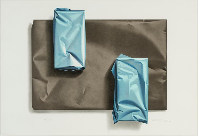 Yrjö Edelmann, lithograph in colours, 1989, signed 10/150.