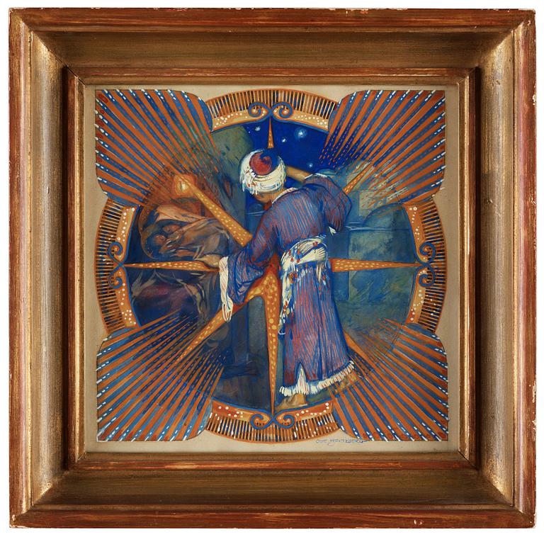 Olle Hjortzberg, A scene from the Bible.